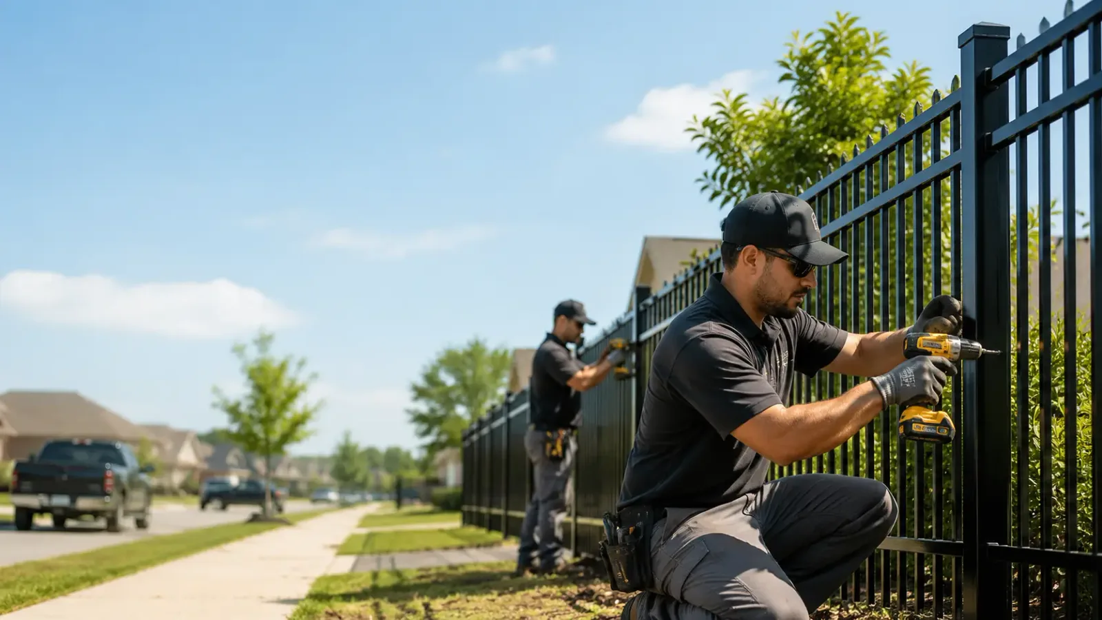 Metal Fence Installation in Wayside, TX